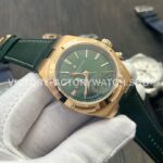 MKF Factory Vacheron Constantin Overseas Dual Time 7920V210R-B965 Leather Strap Rose Gold Green Dial (3) MKF Factory Vacheron Constantin Overseas Dual Time 7920V/210R-B965 41mm Leather Strap Rose Gold Green Dial