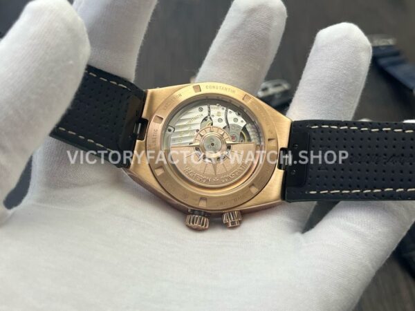 MKF Factory Vacheron Constantin Overseas Dual Time 7920V210R-B965 Leather Strap Rose Gold Green Dial (5) MKF Factory Vacheron Constantin Overseas Dual Time 7920V/210R-B965 41mm Leather Strap Rose Gold Green Dial