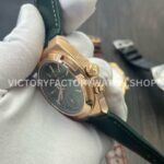 MKF Factory Vacheron Constantin Overseas Dual Time 7920V210R-B965 Leather Strap Rose Gold Green Dial (6) MKF Factory Vacheron Constantin Overseas Dual Time 7920V/210R-B965 41mm Leather Strap Rose Gold Green Dial