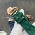 MKF Factory Vacheron Constantin Overseas Dual Time 7920V210R-B965 Rubber Strap Rose Gold Green Dial (8) MKF Factory Vacheron Constantin Overseas Dual Time 7920V/210R-B965 41mm Rose Gold Rubber Strap Green Dial