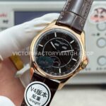 MKS Factory Vacheron Constantin Fiftysix 4000E 40mm Rose Gold Leather Strap Arabic Numerals Black Dial (1) MKS Factory Vacheron Constantin Fiftysix 4000E 40mm Rose Gold Leather Strap Arabic Numerals Black Dial