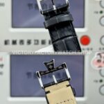 MKS Factory Vacheron Constantin Fiftysix 4000E 40mm Steel Leather Strap Arabic Numerals Black Dial (8) MKS Factory Vacheron Constantin Fiftysix 4000E 40mm Steel Leather Strap Arabic Numerals Black Dial