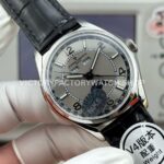 MKS Factory Vacheron Constantin Fiftysix 4000E 40mm Steel Leather Strap Arabic Numerals Grey Dial (8) MKS Factory Vacheron Constantin Fiftysix 4000E 40mm Steel Leather Strap Arabic Numerals Grey Dial