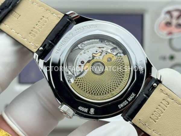 MKS Factory Vacheron Constantin Fiftysix 4000E 40mm Steel Leather Strap Arabic Numerals Grey Dial (9) MKS Factory Vacheron Constantin Fiftysix 4000E 40mm Steel Leather Strap Arabic Numerals Grey Dial