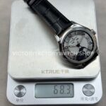 MKS Factory Vacheron Constantin Fiftysix 4000E000A-B439 40mm Steel Leather Strap Arabic Numerals Silver Dial (9) MKS Factory Vacheron Constantin Fiftysix 4000E/000A-B439 40mm Steel Leather Strap Arabic Numerals Silver Dial