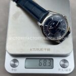 MKS Factory Vacheron Constantin Fiftysix 4000E000A-B548 40mm Steel Leather Strap Arabic Numerals Blue Dial (1) MKS Factory Vacheron Constantin Fiftysix 4000E/000A-B548 40mm Steel Leather Strap Arabic Numerals Blue Dial