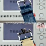 MKS Factory Vacheron Constantin Fiftysix 4000E000A-B548 40mm Steel Leather Strap Arabic Numerals Blue Dial (2) MKS Factory Vacheron Constantin Fiftysix 4000E/000A-B548 40mm Steel Leather Strap Arabic Numerals Blue Dial