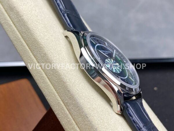 MKS Factory Vacheron Constantin Fiftysix 4600E000A-B487 40mm Steel Leather Strap Arabic Nu ( MKS Factory Vacheron Constantin Fiftysix 4600E/000A-B487 40mm Steel Leather Strap Arabic Numerals Blue Dial