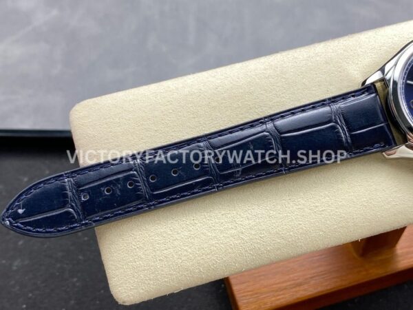 MKS Factory Vacheron Constantin Fiftysix 4600E000A-B487 40mm Steel Leather Strap Arabic Nu ( (6) MKS Factory Vacheron Constantin Fiftysix 4600E/000A-B487 40mm Steel Leather Strap Arabic Numerals Blue Dial