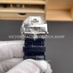 MKS Factory Vacheron Constantin Overseas 47040000A-9008 Leather Strap Arabic Numerals Blue Dial (3) MKS Factory Vacheron Constantin Overseas 47040/000A-9008 Leather Strap Arabic Numerals Blue Dial