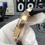 MKS Factory Vacheron Constantin Overseas 47040/000R-9666 Rose Gold Rubber Strap Arabic Numerals Brown Dial