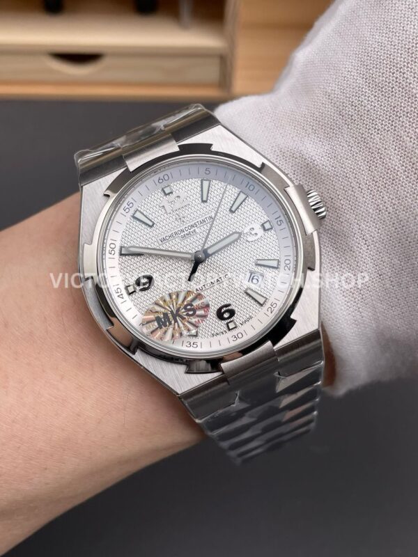 MKS Factory Vacheron Constantin Overseas 47040B01A-9093 Full Steel Arabic Numerals White Dial (7) MKS Factory Vacheron Constantin Overseas 47040/B01A-9093 Full Steel Arabic Numerals White Dial