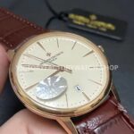MKS Factory Vacheron Constantin Patrimony 85180-000R-9248 40mm Rose Gold Leather Strap White Dia (6) MKS Factory Vacheron Constantin Patrimony 85180/000R-9248 40mm Rose Gold Leather Strap White Dial