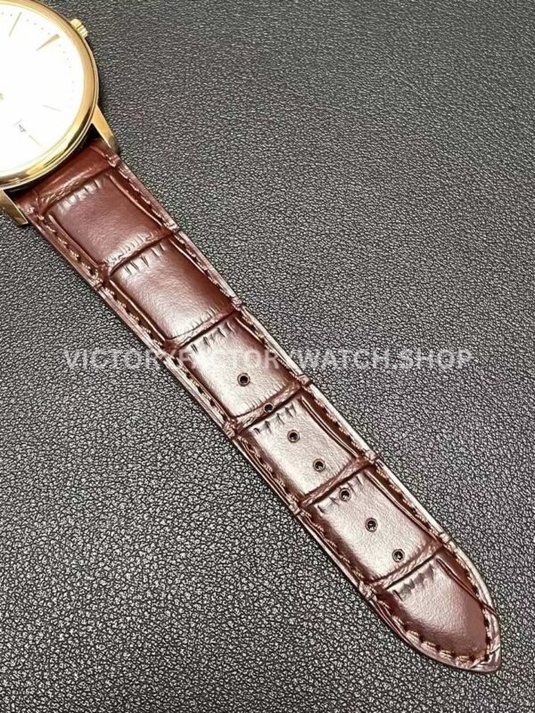 MKS Factory Vacheron Constantin Patrimony 85180-000R-9248 40mm Rose Gold Leather Strap White Dial (1) MKS Factory Vacheron Constantin Patrimony 85180/000R-9248 40mm Rose Gold Leather Strap White Dial