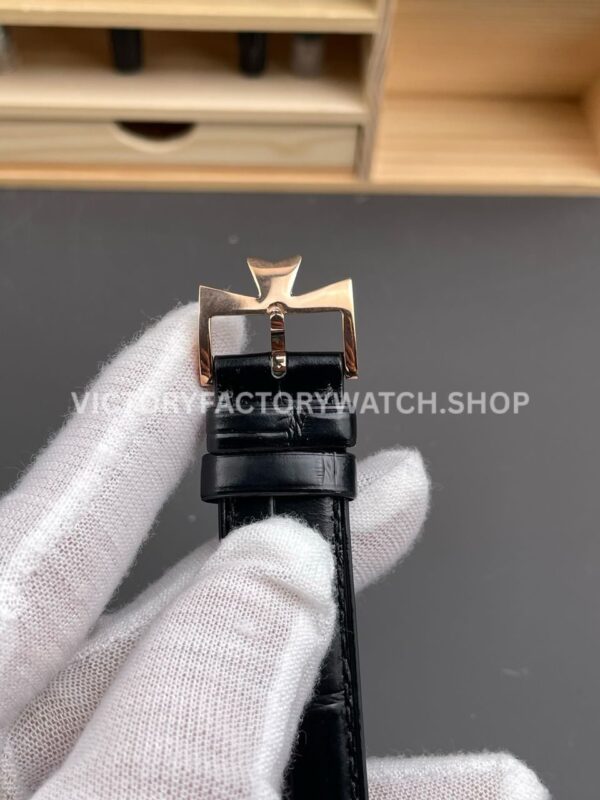 MKS Factory Vacheron Constantin Patrimony 85180000R-9166 40mm Rose Gold Leather Strap Black Dial (5) MKS Factory Vacheron Constantin Patrimony 85180/000R-9166 40mm Rose Gold Leather Strap Black Dial