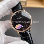 MKS Factory Vacheron Constantin Patrimony 85180000R-9166 40mm Rose Gold Leather Strap Black Dial (9) MKS Factory Vacheron Constantin Patrimony 85180/000R-9166 40mm Rose Gold Leather Strap Black Dial