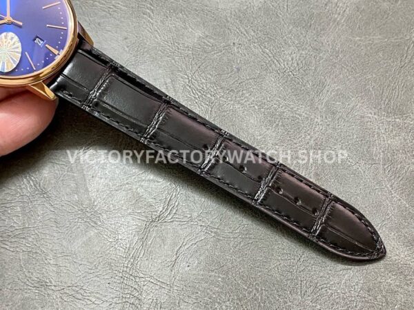 MKS Factory Vacheron Constantin Patrimony 85180000R-B515 40mm Rose Gold Leather Strap Blue Dial ( (3) MKS Factory Vacheron Constantin Patrimony 85180/000R-B515 40mm Rose Gold Leather Strap Blue Dial