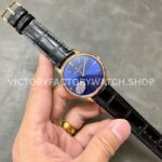 MKS Factory Vacheron Constantin Patrimony 85180000R-B515 40mm Rose Gold Leather Strap Blue Dial ( (4) MKS Factory Vacheron Constantin Patrimony 85180/000R-B515 40mm Rose Gold Leather Strap Blue Dial