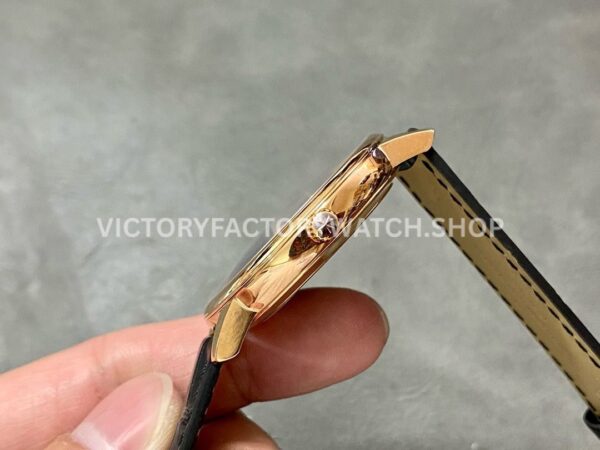 MKS Factory Vacheron Constantin Patrimony 85180000R-B515 40mm Rose Gold Leather Strap Blue Dial ( (7) MKS Factory Vacheron Constantin Patrimony 85180/000R-B515 40mm Rose Gold Leather Strap Blue Dial