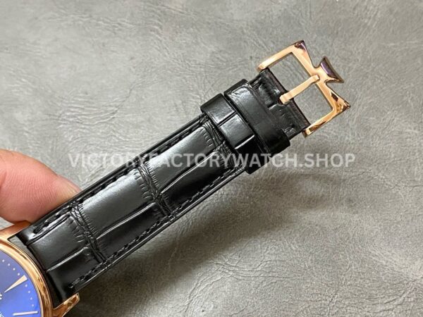 MKS Factory Vacheron Constantin Patrimony 85180000R-B515 40mm Rose Gold Leather Strap Blue Dial ( (9) MKS Factory Vacheron Constantin Patrimony 85180/000R-B515 40mm Rose Gold Leather Strap Blue Dial