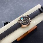 MKS Factory Vacheron Constantin Fiftysix 4600E/000R-B576 40mm Rose gold Leather Strap Arabic Numerals Brown Dial