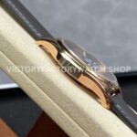 MKS Factory Vacheron Constantin Fiftysix 4600E/000R-B576 40mm Rose gold Leather Strap Arabic Numerals Brown Dial