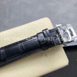 MKS Factory Vacheron Constantin Fiftysix 4600E/000A-B442 40mm Steel Leather Strap Arabic Numerals Silver Dial