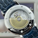 MKS Factory Vacheron Constantin Traditionnelle Complete Calendar 4010T/000P-B345 41mm White Gold Blue Leather Strap Silver Dial
