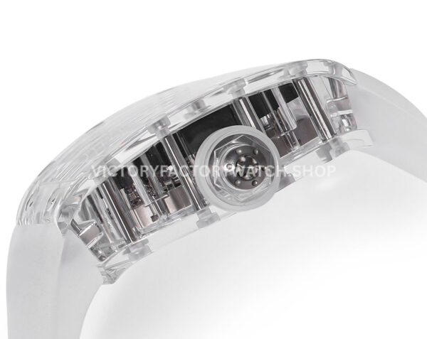 MS Factory Richard Mille RM 27-03 44mm Synthetic Sapphire Emulsion Rubber Strap Skeletonized Dial (2) MS Factory Richard Mille RM 27-03 44mm Synthetic Sapphire Emulsion Rubber Strap Skeletonized Dial