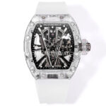 MS Factory Richard Mille RM 27-03 44mm Synthetic Sapphire Emulsion Rubber Strap Skeletonized Dial (7) MS Factory Richard Mille RM 27-03 synthetic sapphire emulsion rubber strap skeletonized dial
