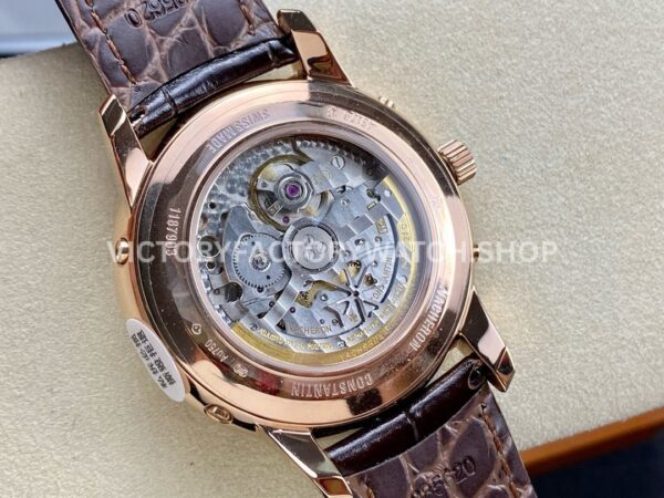 MX Factory Vacheron Constantin Patrimony 43175000R-9687 41mm Rose Gold Leather Strap Silver Dial (1) MX Factory Vacheron Constantin Patrimony 43175/000R-9687 41mm Rose Gold Leather Strap Silver Dial