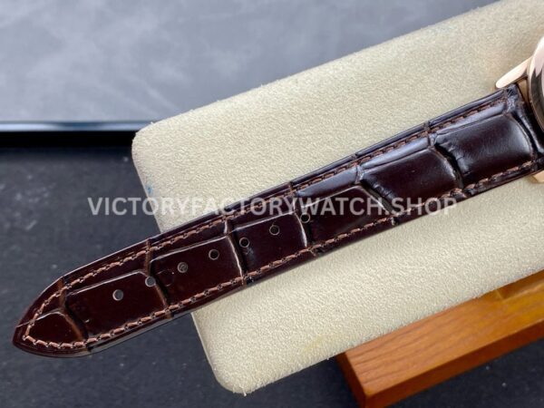 MX Factory Vacheron Constantin Patrimony 43175000R-9687 41mm Rose Gold Leather Strap Silver Dial ( (9) MX Factory Vacheron Constantin Patrimony 43175/000R-9687 41mm Rose Gold Leather Strap Silver Dial