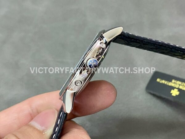 MX Factory Vacheron Constantin Patrimony 43175/000P-B190 41mm Steel Leather Strap Silver Dial