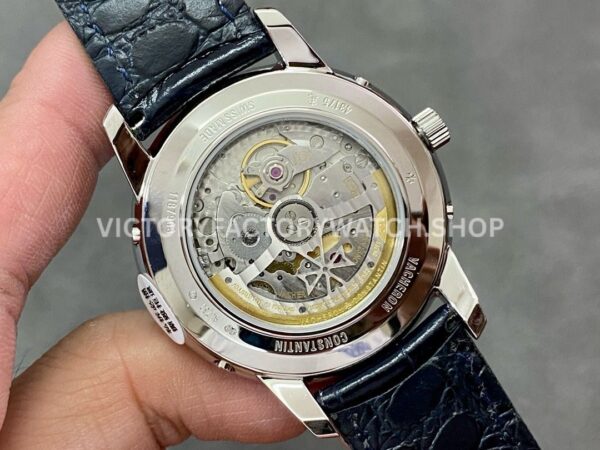 MX Factory Vacheron Constantin Patrimony 43175/000P-B190 41mm Steel Leather Strap Silver Dial