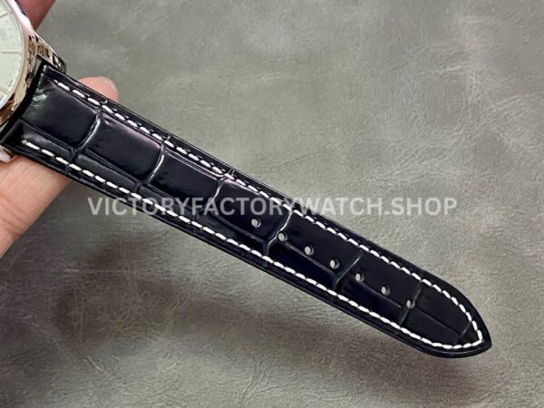 MX Factory Vacheron Constantin Patrimony 43175/000P-B190 41mm Steel Leather Strap Silver Dial