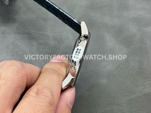 MX Factory Vacheron Constantin Patrimony 43175/000P-B190 41mm Steel Leather Strap Silver Dial