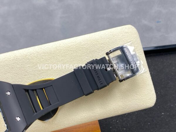 NEW Factory Richard Mille RM 055 Bubba Watson 42.7mm Black Ceramic Black Rubber Strap Skeletoni (4) NEW Factory Richard Mille RM 055 Bubba Watson 42.7mm Black Ceramic Black Rubber Strap Skeletonized Black Dial
