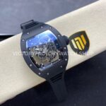 NEW Factory Richard Mille RM 055 Bubba Watson 42.7mm Black Ceramic Black Rubber Strap Skeletoni (9) NEW Factory Richard Mille RM 055 Bubba Watson 42.7mm Black Ceramic Black Rubber Strap Skeletonized Black Dial