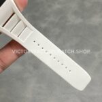 NEW Factory Richard Mille RM 055 Bubba Watson 42.7mm Black Ceramic White Rubber Strap Skeletoni (6) NEW Factory Richard Mille RM 055 Bubba Watson 42.7mm Black Ceramic White Rubber Strap Skeletonized White Dial