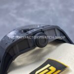 NEW Factory Richard Mille RM055 Abu Dhabi 42.7mm Carbon Fiber Black Rubber Strap Skeletonized B (3) NEW Factory Richard Mille RM 055 Abu Dhabi 42.7mm Carbon Fiber Black Rubber Strap Skeletonized Black Dial