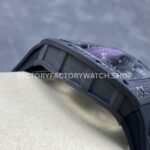 NEW Factory Richard Mille RM055 Abu Dhabi 42.7mm Carbon Fiber Black Rubber Strap Skeletonized B (8) NEW Factory Richard Mille RM 055 Abu Dhabi 42.7mm Carbon Fiber Black Rubber Strap Skeletonized Black Dial