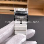 New Factory Richard Mille RM 055 42.7mm Black Carbon Fiber White Rubber Strap Black Skeletonized Dial (4) New Factory Richard Mille RM 35-02 44.5mm Black Carbon Fiber White Rubber Strap Black Skeletonized Dial