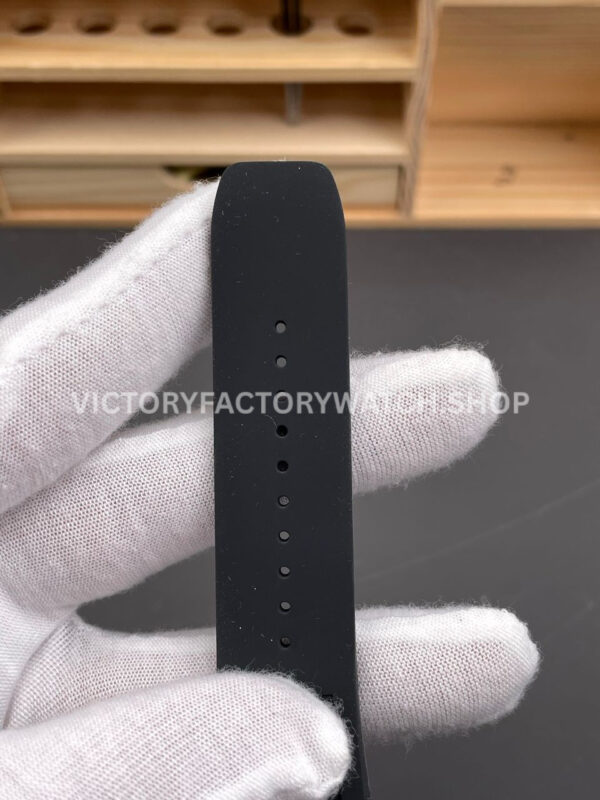 New Factory Richard Mille RM 35-01 42.7mm Black Carbon Fiber Black Rubber Strap Skeletonized Dial