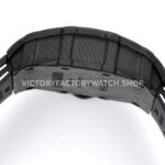 New Factory Richard Mille RM 35-01 42.7mm Black Carbon Fiber Black White Rubber Strap Black Skeletonized Dial (5) New Factory Richard Mille RM 35-01 42.7mm Black Carbon Fiber Black White Rubber Strap Black Skeletonized Dial