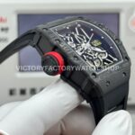 New Factory Richard Mille RM 35-02 44.5mm Black Carbon Fiber Black Rubber Strap Black Skeletonized Dial (1) New Factory Richard Mille RM 35-02 44.5mm Black Carbon Fiber Black Rubber Strap Black Skeletonized Dial