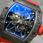 New Factory Richard Mille RM35-01 Rafael Nadal 42.7mm Black Carbon Fiber Red Rubber Strap Skeletoniz ( (6) New Factory Richard Mille RM35-01 Rafael Nadal 42.7mm Black Carbon Fiber Red Rubber Strap Skeletonized Dial