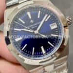 PPF Factory Vacheron Constantin Overseas 4500V-110A-B128 41mm Full Steel Blue Dial (1) PPF Factory Vacheron Constantin Overseas 4500V/110A-B128 41mm Full Steel Blue Dial