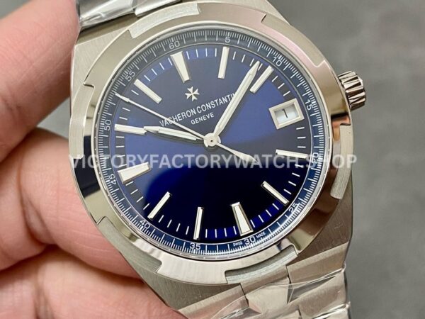 PPF Factory Vacheron Constantin Overseas 4500V-110A-B128 41mm Full Steel Blue Dial (1) PPF Factory Vacheron Constantin Overseas 4500V/110A-B128 41mm Full Steel Blue Dial