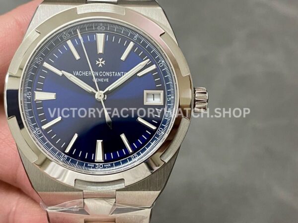 PPF Factory Vacheron Constantin Overseas 4500V-110A-B128 41mm Full Steel Blue Dial (5) PPF Factory Vacheron Constantin Overseas 4500V 110A B128 41mm full steel blue dial replica watch