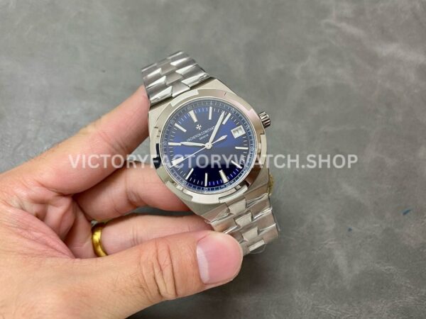 PPF Factory Vacheron Constantin Overseas 4500V-110A-B128 41mm Full Steel Blue Dial (7) PPF Factory Vacheron Constantin Overseas 4500V/110A-B128 41mm Full Steel Blue Dial